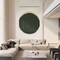 Large Macrame Wall Hanging — Green Boho Decor with Beads, Yarn, and Tassels, Handmade Fiber Art Wall Hanging for Bedroom or Living Room, 39" W x 55" L